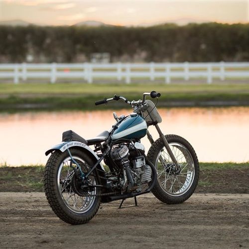 bike-exif:
“A 77-year-old Harley WLA flat track racer with a tank shift and a foot-operated rocker clutch? Bill Bryant of @biltwell is a very brave man indeed.
.
For more stunning images and the crazy story, visit...